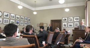 Delegates continue questions about company’s role in foster care